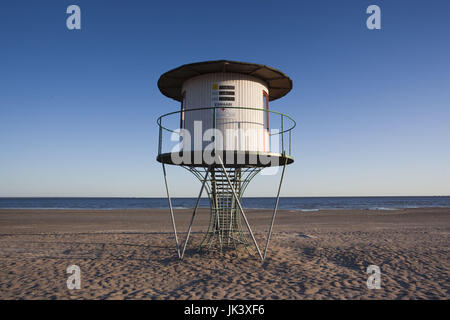 Estland, südwestlichen Estland, Pärnu, Parnu Strand, Ostsee, Leben Wachstation Stockfoto