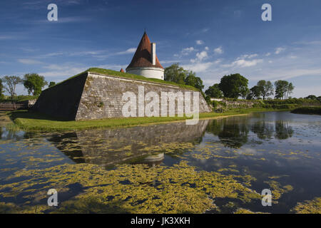 Estland, westlichen Estland Inseln Saaremaa Insel, Kuressaare, Kuressaare Schloss Stockfoto