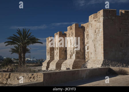 Tunesien, Insel Djerba, Houmt Souk, Borj Ghazi Mustapha, Festung, gebaut durch die Aragonier, 16. Jahrhundert Stockfoto