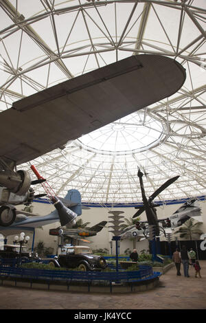 USA, California, San Diego, Balboa Park, San Diego Air & Space Museum, Eintritt in das museum Stockfoto