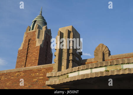 USA, New York, Long Island, Jones Beach State Park, Art-Deco-Gebäude von State Park von Robert Moses, Stadtplaner, 1929 eröffnet Stockfoto