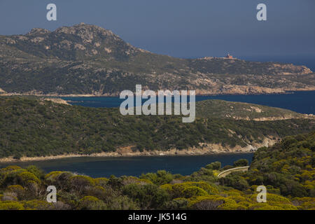 Italien, Sardinien, Capo Malfatano Südwesten Sardiniens Küstenblick auf Capo Spartivento Stockfoto