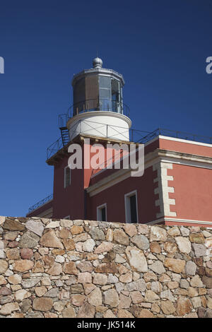 Italien, Sardinien, südwestlich Sardinien, Capo Spartivento, Leuchtturm Stockfoto