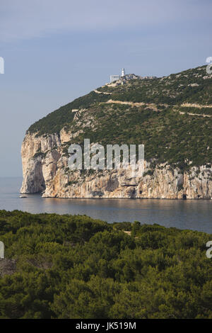 Italien, Sardinien, westlichen Sardinien, Alghero, Capo Caccia Kap Stockfoto