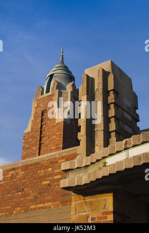 USA, New York, Long Island, Jones Beach State Park, Art-Deco-Gebäude von State Park von Robert Moses, Stadtplaner, 1929 eröffnet Stockfoto