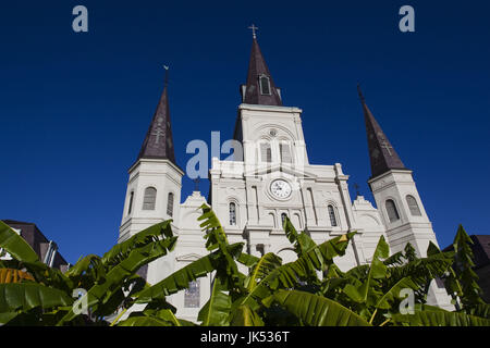 USA, Louisiana, New Orleans, French Quarter, Jackson Square, St. Louis Cathedral Stockfoto