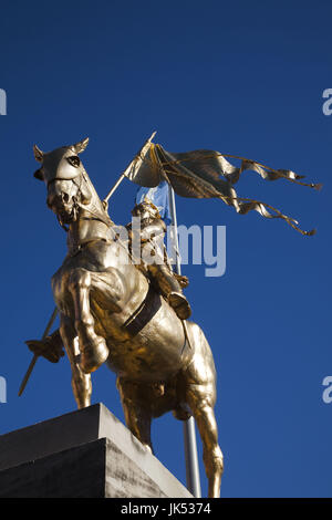USA, Louisiana, New Orleans, French Quarter, Joan of Arc statue Stockfoto