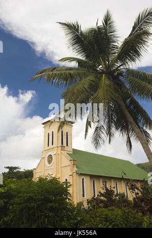 Seychellen, La Digue Island, La Passe, Eglise de Notre Dame de L'Assomption Stockfoto