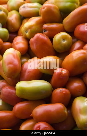 Frankreich, Réunion, Saint-Paul, direkt am Meer-Markt, Tomaten Stockfoto