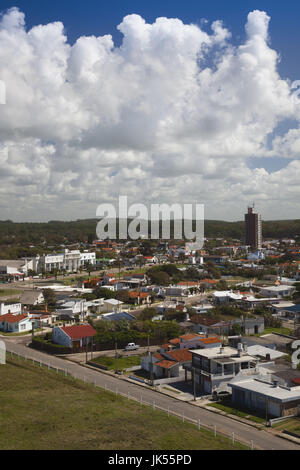 Uruguay, La Paloma, Atlantik-Badeort, Übersicht vom Leuchtturm Cabo Santa Maria Stockfoto