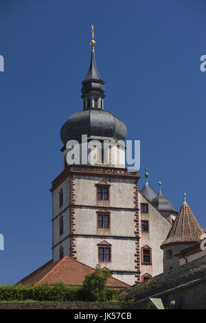 Deutschland, Bayern, Würzburg, Festung Marienberg Festung, Stockfoto