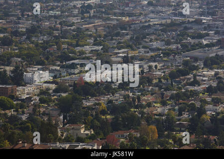 USA, California, Los Angeles, Loz Feliz Nachbarschaft von Griffith Park Stockfoto