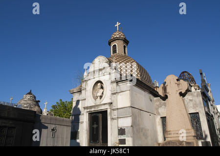 Argentinien, Buenos Aires, Recoleta, Friedhof von Recoleta, Denkmal detail Stockfoto