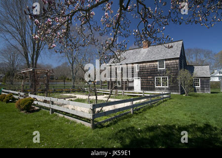 USA, New York, Long Island, The Hamptons, East Hampton, Mulford Gehöft, historische Stätte, b.1680 Stockfoto