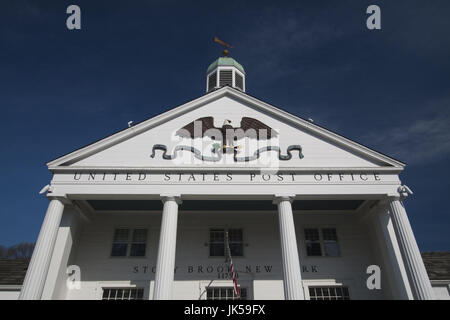 USA, New York, Long Island, Stony Brook, Postamt Stockfoto