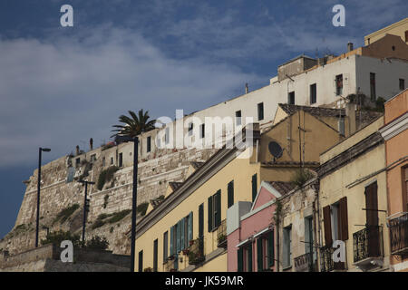 Italien, Sardinien, Cagliari, Il Castello Altstadt aus über Santa Margherita Stockfoto