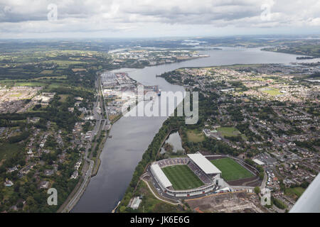 Páirc Ui Chaoimh Irland das Stadion befindet sich heute wieder zu öffnen und empfängt Fans aus Tipperary und Clare für das All-Ireland Senior Hurling-Viertelfinale 22. Juli 2017 Stockfoto