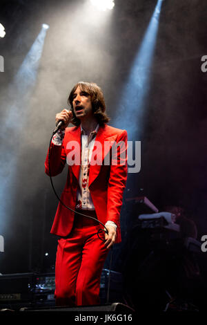 22. Juli 2017. Sheffield, UK. Primal Scream-Headliner die Hauptbühne auf dem Sheffield Straßenbahnlinien Festival. Gary Bagshawe © / Alamy Live News. Stockfoto