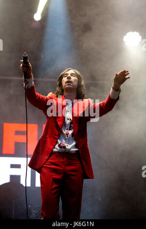 22. Juli 2017. Sheffield, UK. Primal Scream-Headliner die Hauptbühne auf dem Sheffield Straßenbahnlinien Festival. Gary Bagshawe © / Alamy Live News. Stockfoto