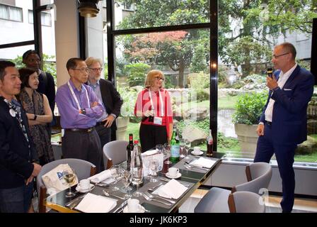 Paris, Frankreich, IAS Meeting, WHO startet Prep Implementation Tool, Rachel Baggaley, Präsentation der Weltgesundheitsorganisation (WHO), Gesundheitsorganisation, Publikum Stockfoto