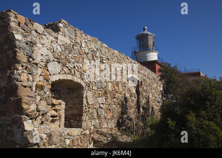 Italien, Sardinien, südwestlich Sardinien, Capo Spartivento, Leuchtturm Stockfoto