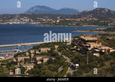 Italien, Sardinien, Costa Smeralda, Portisco, Yacht-Hafen Stockfoto