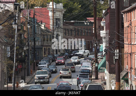 USA, Maryland, Ellicott City, ehemalige Arbeiterstadt, antike jetzt Zentrum Stockfoto