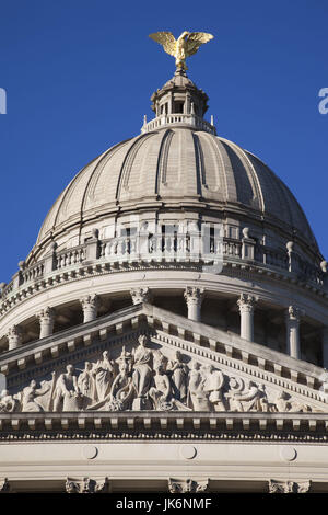 USA, Mississippi, Jackson, Mississippi State Capitol, außen Stockfoto