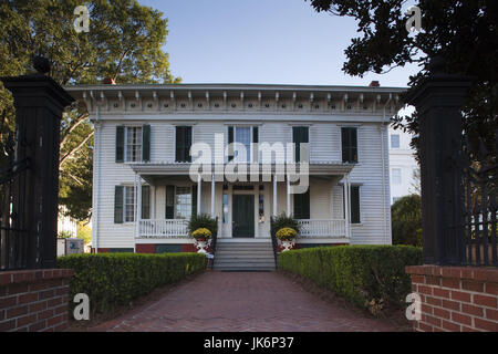 USA, Alabama, Montgomery, erste weiße Haus der Konföderation, Heimat von Verbündeter Präsident Jefferson Davis während der US Civil War Stockfoto