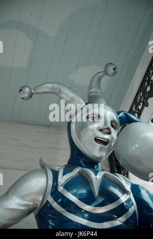 USA, Alabama, Mobile, Karneval Museum Mobile, außen, Jester-statue Stockfoto