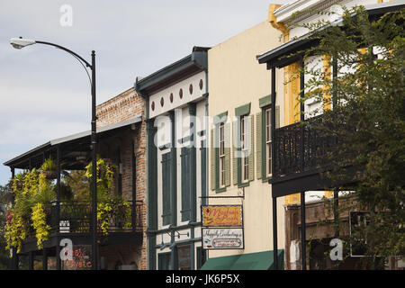 USA, Louisiana, Cajun Country, New Iberia, Main Street Gebäude Stockfoto