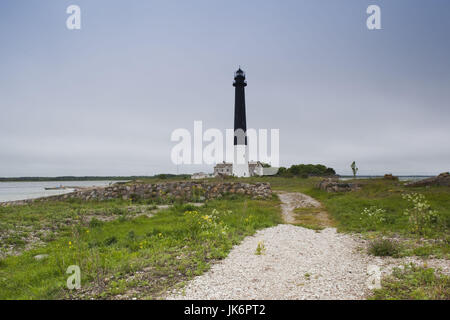 Estland, westlichen Estland Inseln Saaremaa Insel, lösen Halbinsel Saare, lösen Leuchtturm Stockfoto