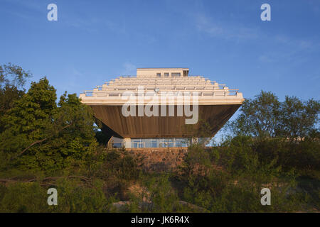 Lettland, westlichen Lettland, Region Riga, Jurmala, Majori Dorf, Baltic Beach Hotel, Sonnenuntergang Stockfoto