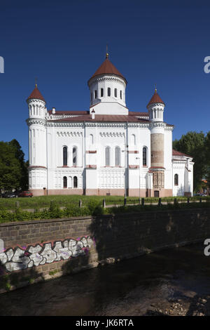 Litauen, Vilnius, Russisch-orthodoxe Kirche der Gottesmutter von Gott Stockfoto