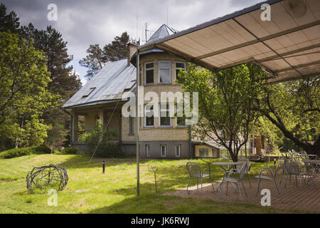 Litauen, Vilnius-Gebiet Europos Parkas sculpture Park, Hauptgebäude und museum Stockfoto