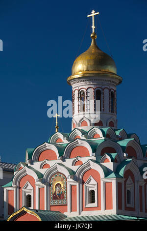 Rotes Quadrat, Kasaner Kathedrale, Moskau, Oblast Moskau, Russland Stockfoto