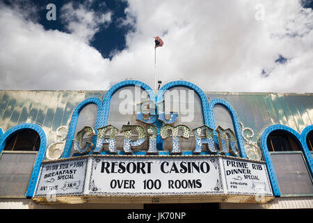 USA, Nevada, große Becken, Hawthorne El Capitan Resort Casino Stockfoto