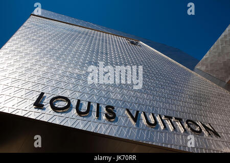 USA, Nevada, Las Vegas, CityCenter, Louis Vuitton Shop in der Kristall-Mall Stockfoto