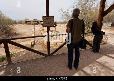 Jordanien, Jordanien River Valley, Bethany-Beyond-The-Jordan-Al-Maghtas, Taufstelle Jesu Christi, Tauf-Frühling, Nr. Stockfoto