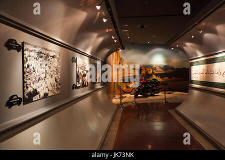 Jordanien, Amman, Royal Automoblie Museum, Eingang Stockfoto