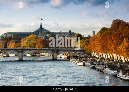 Frankreich, Paris, Grand Palais und Seine Stockfoto