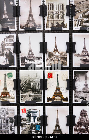 Frankreich, Paris, Rive Gauche, Souvenir Postkarten Stockfoto