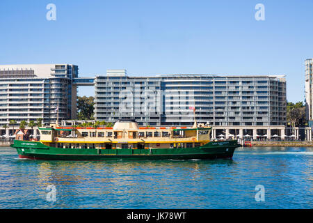 Sydney Fähre Lady Class benannt Lady Northcott in Sydney Hafen, Australien Sie wurde aus dem Dienst im Oktober 2017 Stockfoto