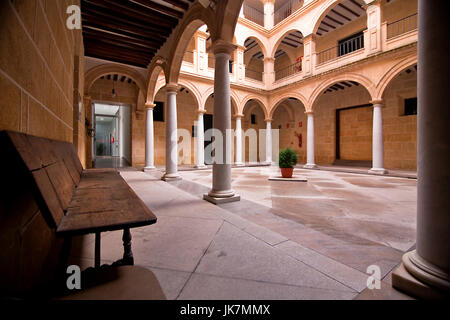 Innenhof im städtischen Museum von Alcalá La Real, Spanien Stockfoto