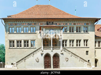 schöne Rathausgebäude in Bern Stockfoto