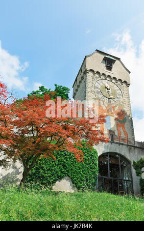 Turm der Festung in Luzern Schweiz Stockfoto