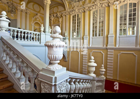 Pilsrundale, Lettland - 28. Mai 2016.; Innere des Schloss Rundale. Rundale Palace ist eines der bedeutendsten Denkmäler der Barock- und Rokoko-Kunst in Stockfoto