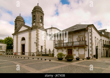 Pfarrkirche Santa Maria (19. Jh.), Villalba, Lugo, Region Galicien, Spanien, Europa Stockfoto