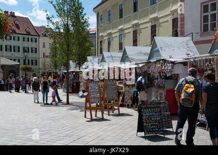 Hauptplatz, Altstadt, Bratislava, Slowakei Stockfoto