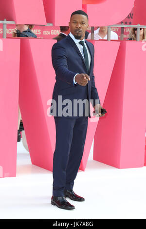 Die Europäische Premiere von 'Baby Driver' statt im Cineworld am Leicester Square - Ankünfte Featuring: Jamie Foxx Where: London, Vereinigtes Königreich bei: Kredit-21. Juni 2017: Mario Mitsis/WENN.com Stockfoto